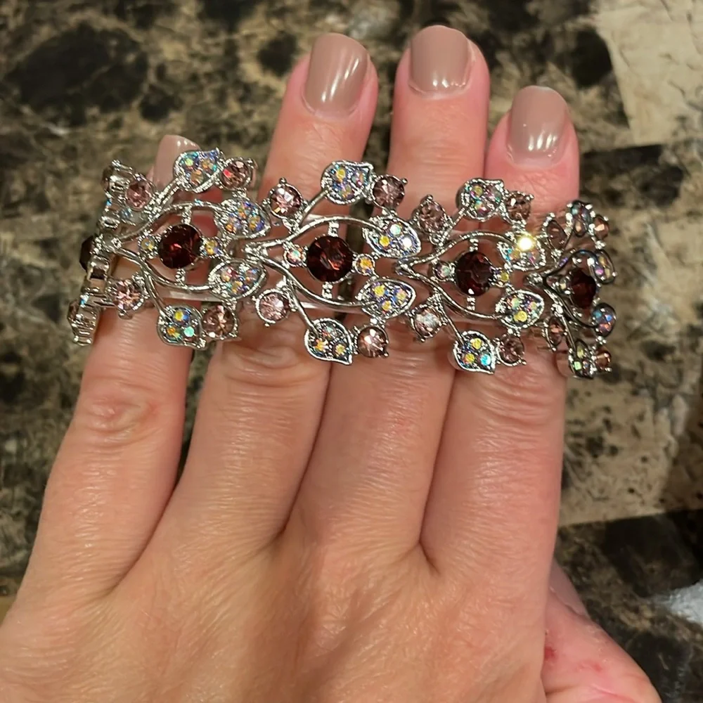 Danbury Mint Cherry Blossom Bracelet - Picture 7 of 10